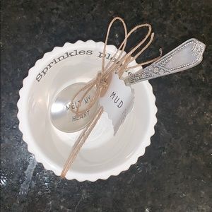 Mud Pie “sprinkles please” ice cream dish